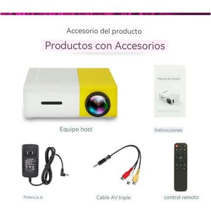 Mini Proyector Led Portátil 4K